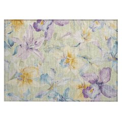 Machine Washable Indoor/Outdoor Chantille ACN2262 Green 1'8" x 2'6" Rug
