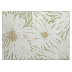 Machine Washable Indoor/Outdoor Chantille ACN2263 Green 1'8" x 2'6" Rug