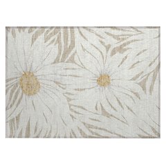Machine Washable Indoor/Outdoor Chantille ACN2263 Brown 1'8" x 2'6" Rug