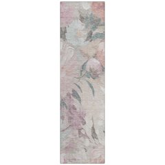 Machine Washable Indoor/Outdoor Chantille ACN2264 Brown 2'3" x 7'6" Runner Rug