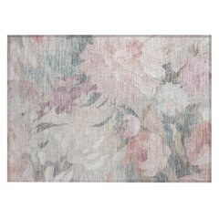Machine Washable Indoor/Outdoor Chantille ACN2264 Brown 1'8" x 2'6" Rug