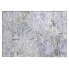 Machine Washable Indoor/Outdoor Chantille ACN2264 Purple 1'8" x 2'6" Rug