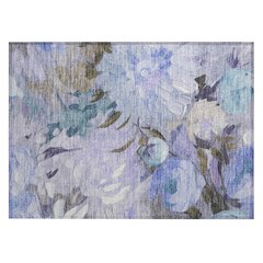 Machine Washable Indoor/Outdoor Chantille ACN2264 Purple 1'8" x 2'6" Rug