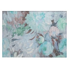 Machine Washable Indoor/Outdoor Chantille ACN2264 Blue 1'8" x 2'6" Rug