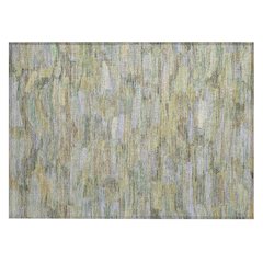 Machine Washable Indoor/Outdoor Chantille ACN2266 Green 1'8" x 2'6" Rug