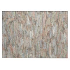 Machine Washable Indoor/Outdoor Chantille ACN2266 Orange 1'8" x 2'6" Rug