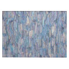 Machine Washable Indoor/Outdoor Chantille ACN2266 Blue 1'8" x 2'6" Rug