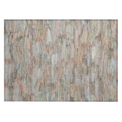 Machine Washable Indoor/Outdoor Chantille ACN2266 Brown 1'8" x 2'6" Rug