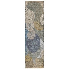 Machine Washable Indoor/Outdoor Chantille ACN2267 Brown 2'3" x 7'6" Runner Rug