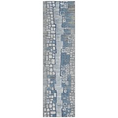 Machine Washable Indoor/Outdoor Chantille ACN2268 Green 2'3" x 7'6" Runner Rug