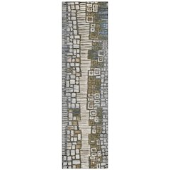 Machine Washable Indoor/Outdoor Chantille ACN2268 Blue 2'3" x 7'6" Runner Rug