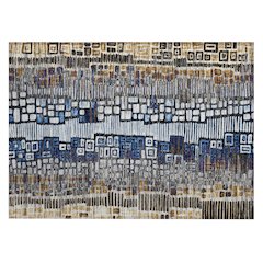 Machine Washable Indoor/Outdoor Chantille ACN2268 Gray 1'8" x 2'6" Rug