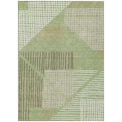 Machine Washable Indoor/Outdoor Chantille ACN2270 Green 2'6" x 3'10" Rug