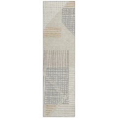 Machine Washable Indoor/Outdoor Chantille ACN2270 Brown 2'3" x 7'6" Runner Rug