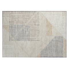Machine Washable Indoor/Outdoor Chantille ACN2270 Brown 1'8" x 2'6" Rug