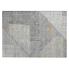 Machine Washable Indoor/Outdoor Chantille ACN2270 Gray 1'8" x 2'6" Rug