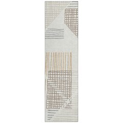 Machine Washable Indoor/Outdoor Chantille ACN2270 Ivory 2'3" x 7'6" Runner Rug