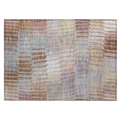 Machine Washable Indoor/Outdoor Chantille ACN2271 Orange 1'8" x 2'6" Rug