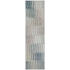 Machine Washable Indoor/Outdoor Chantille ACN2271 Green 2'3" x 7'6" Runner Rug