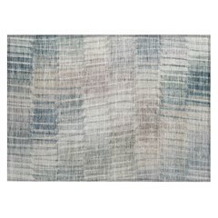 Machine Washable Indoor/Outdoor Chantille ACN2271 Green 1'8" x 2'6" Rug
