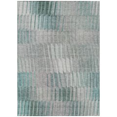 Machine Washable Indoor/Outdoor Chantille ACN2271 Teal 2'6" x 3'10" Rug