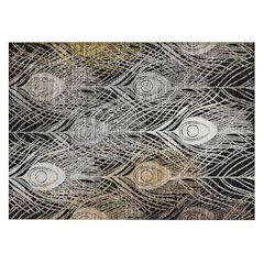 Machine Washable Indoor/Outdoor Chantille ACN2273 Black 1'8" x 2'6" Rug