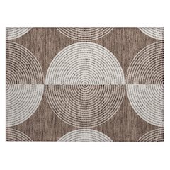 Machine Washable Indoor/Outdoor Chantille ACN2275 Brown 1'8" x 2'6" Rug