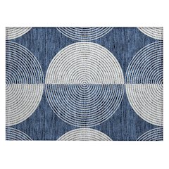 Machine Washable Indoor/Outdoor Chantille ACN2275 Blue 1'8" x 2'6" Rug