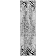 Machine Washable Indoor/Outdoor Chantille ACN2276 Gray 2'3" x 7'6" Runner Rug