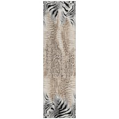 Machine Washable Indoor/Outdoor Chantille ACN2276 Ivory 2'3" x 7'6" Runner Rug
