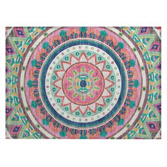 Machine Washable Indoor/Outdoor Chantille ACN2277 Pink 1'8" x 2'6" Rug