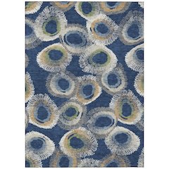 Machine Washable Indoor/Outdoor Chantille ACN2278 Blue 2'6" x 3'10" Rug