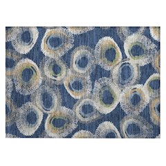 Machine Washable Indoor/Outdoor Chantille ACN2278 Blue 1'8" x 2'6" Rug