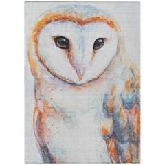 Machine Washable Indoor/Outdoor Chantille ACN2280 Ivory 2'6" x 3'10" Rug