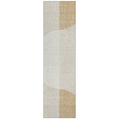 Machine Washable Indoor/Outdoor Chantille ACN2281 Brown 2'3" x 7'6" Runner Rug