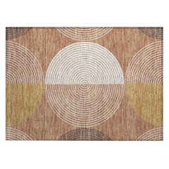 Machine Washable Indoor/Outdoor Chantille ACN2281 Orange 1'8" x 2'6" Rug