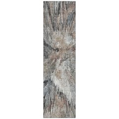 Machine Washable Indoor/Outdoor Chantille ACN2283 Brown 2'3" x 7'6" Runner Rug