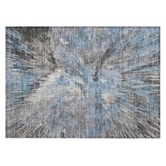 Machine Washable Indoor/Outdoor Chantille ACN2283 Blue 1'8" x 2'6" Rug