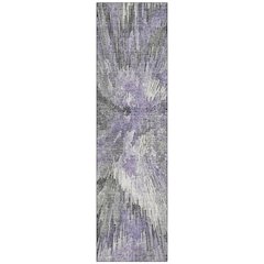Machine Washable Indoor/Outdoor Chantille ACN2283 Purple 2'3" x 7'6" Runner Rug