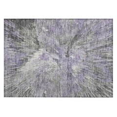 Machine Washable Indoor/Outdoor Chantille ACN2283 Purple 1'8" x 2'6" Rug