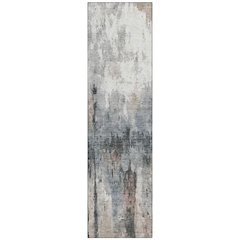 Machine Washable Indoor/Outdoor Chantille ACN2284 Brown 2'3" x 7'6" Runner Rug