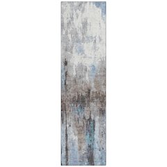 Machine Washable Indoor/Outdoor Chantille ACN2284 Blue 2'3" x 7'6" Runner Rug
