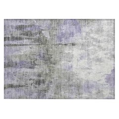 Machine Washable Indoor/Outdoor Chantille ACN2284 Purple 1'8" x 2'6" Rug