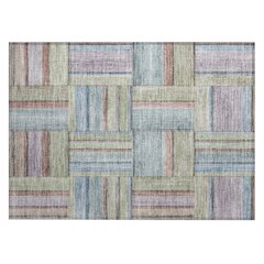 Machine Washable Indoor/Outdoor Chantille ACN2285 Green 1'8" x 2'6" Rug