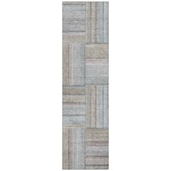Machine Washable Indoor/Outdoor Chantille ACN2285 Brown 2'3" x 7'6" Runner Rug