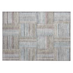 Machine Washable Indoor/Outdoor Chantille ACN2285 Brown 1'8" x 2'6" Rug