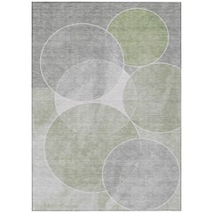 Machine Washable Indoor/Outdoor Chantille ACN2286 Green 2'6" x 3'10" Rug