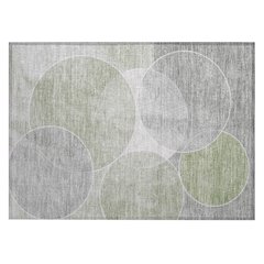 Machine Washable Indoor/Outdoor Chantille ACN2286 Green 1'8" x 2'6" Rug