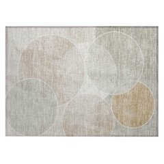Machine Washable Indoor/Outdoor Chantille ACN2286 Brown 1'8" x 2'6" Rug