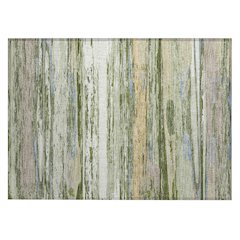 Machine Washable Indoor/Outdoor Chantille ACN2287 Green 1'8" x 2'6" Rug